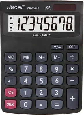 Obrázek produktu pro Stolní kalkulač.Rebell PANTHER 8 - 8-míst,černá