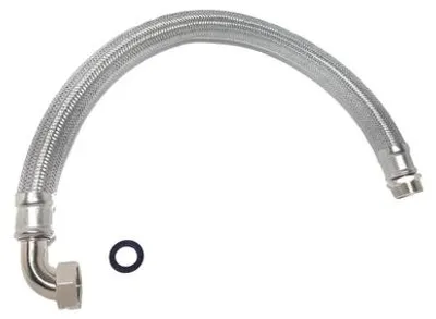 Immagine prodotto di Tubo Antivibrante Hwa 700mm 1' Con Gomito