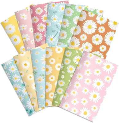 Produktbild von Mini Notizbuch 12 Stück, 64 Seiten, Softcover, 12 Farben, für Schule