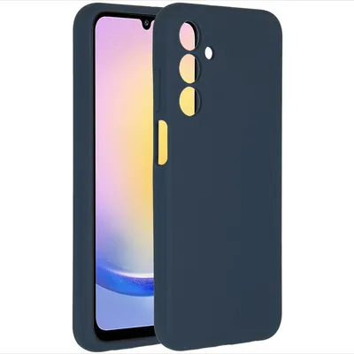 Zdjęcie produktu dla Accezz Liquid Silicone Backcover dla Samsung Galaxy A25 (5G) - ciemnoniebieski