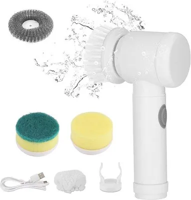 Image de Brosse de nettoyage électrique multifonction pour la cuisine et la salle de bains