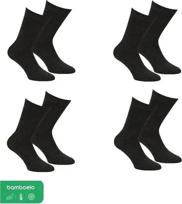 Produktbild von Bambus Socken Uni 4er Pack Anthrazit Größe 39-42