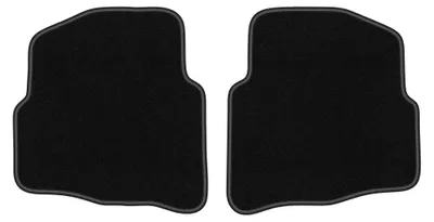Image de Tapis arrière en moquette pour Skoda Fabia I 1999-2007 (à hayon/berline/break) – 2 pièces, noirs, sur mesure – Wielganizator LUX