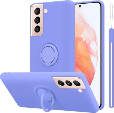Produktbild von Cadorabo Hülle für Samsung Galaxy S21 5G Schutz Hülle in Lila Handyhülle TPU Etui Case Cover
