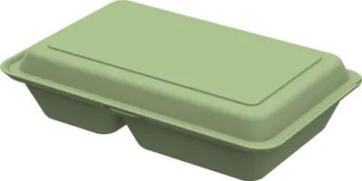 Produktbild von Menübox "Take away" Verpackung - Essensbehälter medium geselliges grün