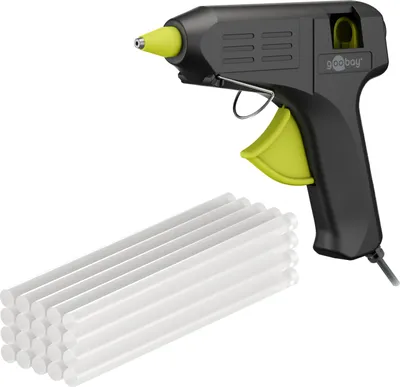 Zdjęcie produktu dla Goobay 77826, Pistolet na gorący klej, Czarny, 190 °C, Prąd przemienny, 40 W, 110 - 240 V
