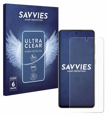 Produktbild von 6x Für Samsung Galaxy A52s 5G Schutzfolie Savvies Displayschutz Display Schutz Folie Klar Transparent