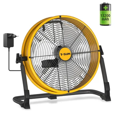 Image de Ventilateur de bureau portable 30 cm – silencieux et rechargeable avec USB