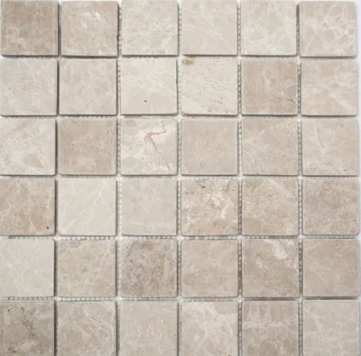 Produktbild von Mosaik Fliese Marmor Naturstein elfenbein Botticino Antique Marble MOS36-0106_f