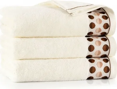 Produktbild von Handtuch - 100% Baumwolle - 450 g/m2 - 50x90 cm - Extra Saugfähig - Creme - hohe Grammatur - ZEN2