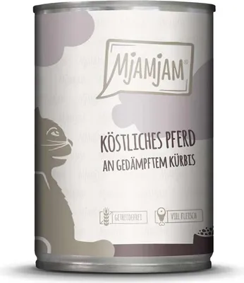 Immagine prodotto di Mjamjam cavallo delizioso con zucca al vapore 400gx6
