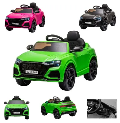 Produktbild von ES-Toys Kinder Elektrofahrzeug Audi RS Q8 lizenziert Kunstledersitz EVA-Reifen