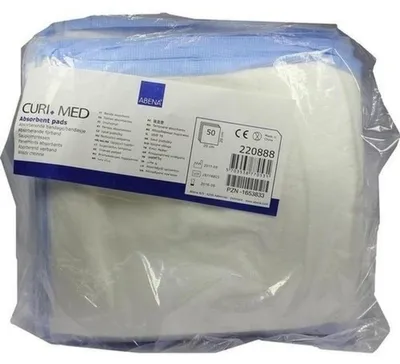 Image de Compresses absorbantes 20x20 cm non stériles 400 g/m 50 pces