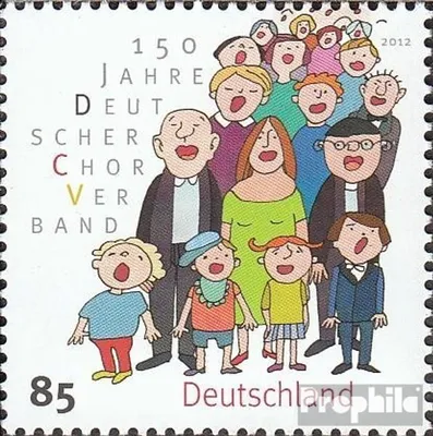 Produktbild von Briefmarken BRD (BR.Deutschland) 2012 Mi 2939 (kompl.Ausg.) postfrisch 150 Jahre Dt. Chorverband