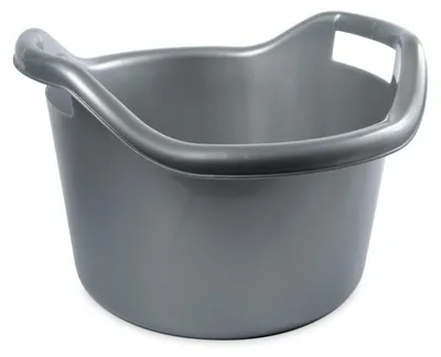 Produktbild von Hega Hogar Reinigungseimer - 6 l - silber - 29 x 19 cm