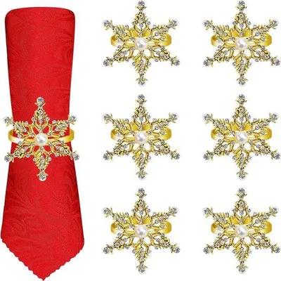 Zdjęcie produktu dla Elegancki zestaw pierścieni na serwetki
