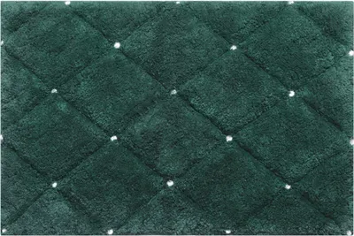 Zdjęcie produktu dla Elegancki dywanik łazienkowy (2) 50X70 Cm Ciemnozielony