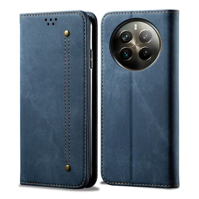 Obrázek produktu pro Pouzdro pro Realme 12 Pro/Realme 12 Pro+, Kožené Peněženkové Pouzdro s Magnetickým Uzavíráním a Stojánkem modré