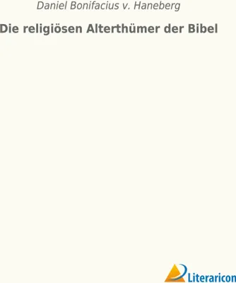 Produktbild von Die religiösen Alterthümer der Bibel