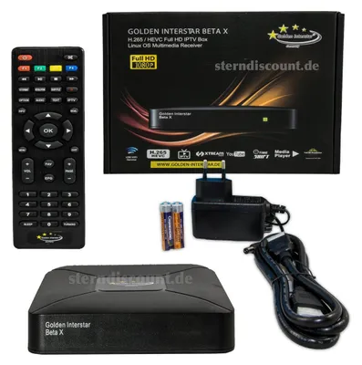 Produktbild von Golden Interstar BETA X IP-TV BOX HD Receiver PVR Ready