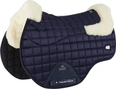 Zdjęcie produktu dla Premier Equine Atlantis Cc Satin Wool Jump Siodła Niebieskie Full Niebieskie Full