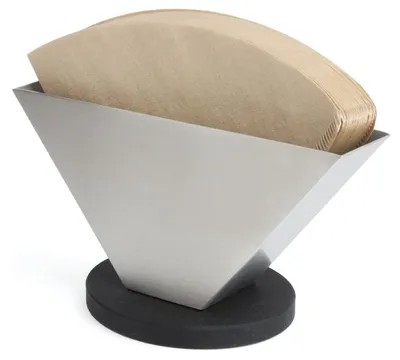 Kaffeefilterhalter Scelto, Edelstahl, 175 x 40 x 85 mm