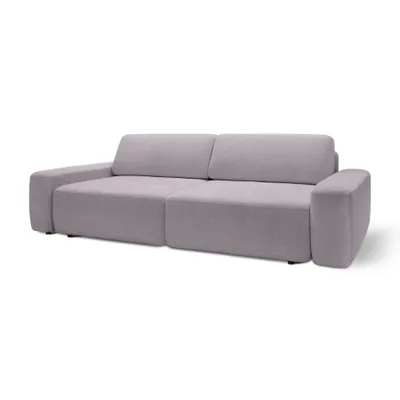 Image de Canapé Bamby Bouclé - canapé convertible avec coffre de lit