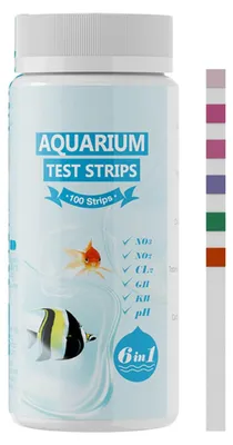 Image de Bandes de test 6 en 1 pour l'analyse de la qualité de l'eau dans les aquariums
