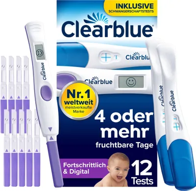 Immagine prodotto di Clearblue Test di Ovulazione e Gravidanza Combip. 12 pezzi