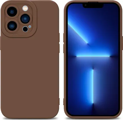 Zdjęcie produktu dla Etui Cadorabo do Apple iPhone 13 PRO w kolorze brązowym, silikonowe etui TPU na telefon komórkowy