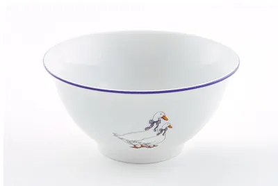 Obrázok produktu pre Fľaša veľká 12 cm, husi, český porcelán, Leander