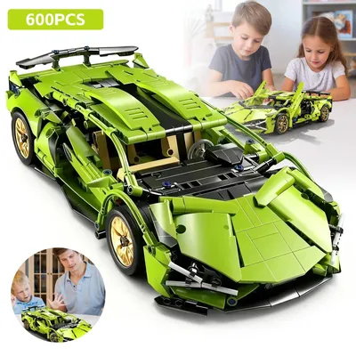 Produktbild von Technic Motorsport Rennwagen Modellbausatz Spielzeug Geschenk für Kinder Sammler