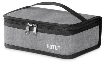 Produktbild von Kühltasche Isoliert Lunchtasche Faltbar Grau 25x15x8 cm