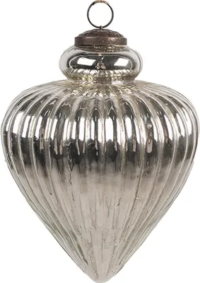 Immagine prodotto di Guaina natalizia Clayre & Eef Ø 16x20 cm Vetro color argento