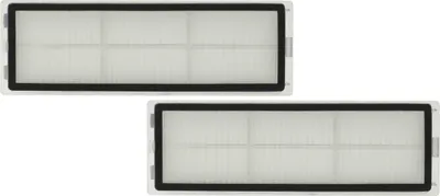 Produktbild von vhbw 2x HEPA-Filter mit Rahmen kompatibel mit Dreame D10s Pro, D9, D10s, L10 Pro, D9 Pro, E30 Ultra, F9, W10 Saugroboter - Luftfilter, 15x5x1,4 cm