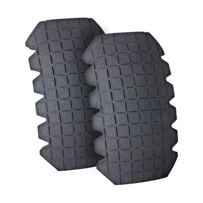 Produktbild von KNEETEK Kniepolster Universal Maxi 16 | 2 Stück | 245x150x16mm | 115g | optimaler Knieschutz in Kombination mit Arbeitshose | Knieschutzpolster geeignet für Klempner Elektriker Fliesenleger