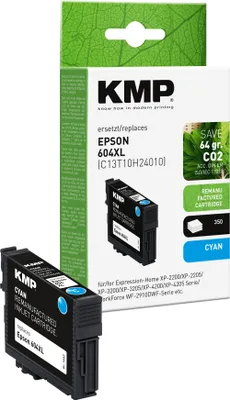Produktbild von KMP 1662,4003, Cyan, 5 ml, 1 Stück(e), 0 Seiten, 350 Seiten, Einzelpackung