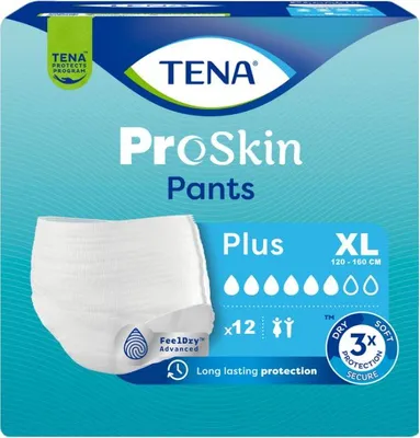 Image de Tena Proskin Pants Plus XL - 8 paquets de 12 protections