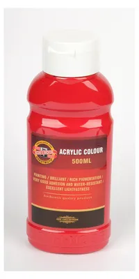 Zdjęcie produktu dla KOH-I-NOOR 0162731051LP Farba akrylowa 310 Dark Red 500 ml 1 szt.