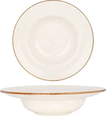 Image de Assiette à pâtes By Bone - Grace - Porcelaine - 27 cm (500 cc)
