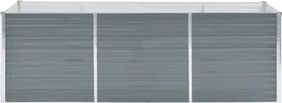Produktbild von Hochwertigen Möbel Beete - Grau Garten-Hochbeet Verzinkter Stahl 240x80x77cm Grau NEU8780901