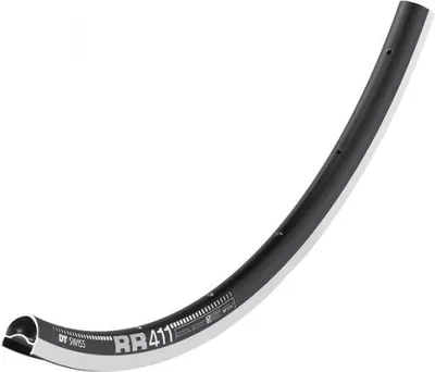Image de Jante DT Swiss RR 411 noire 622-18 28 trous V-brakes (28) RDRR41RPN28S011374
