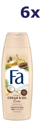 Produktbild von 6x Fa Douche 250 ml Creme & Öl Kakao
