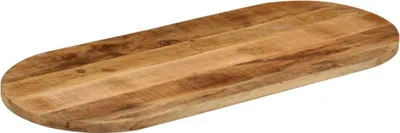 Obrázek produktu pro vidaXL Stolová deska 140x60x3,8 cm oválná Hrubé masivní mangové dřevo