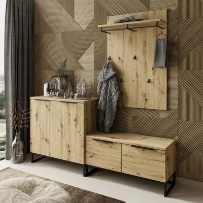 Produktbild von TOP III Garderobe Eiche artisan