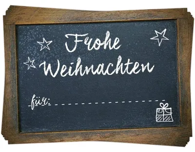 Produktbild von 25 Weihnachtsetiketten "Frohe Weihnachten" zum Beschriften