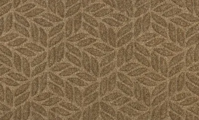 Schmutzfangmatte Blätter Taupe 45x75 cm, beige, waschbar