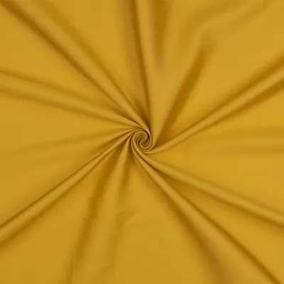0,5m Baumwoll-Satin Baumwollstoff Satinstoff Meterware unifarben Oeko-Tex zertifiziert ocker