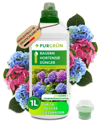 Produktbild von Purgrün Bauernhortensie-Dünger 1 Liter