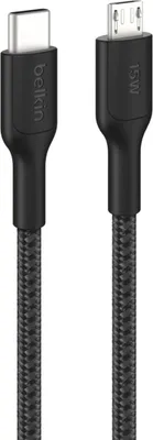 Zdjęcie produktu dla Belkin BoostCharge Pro, 1 m, USB C, Micro-USB A, Czarny